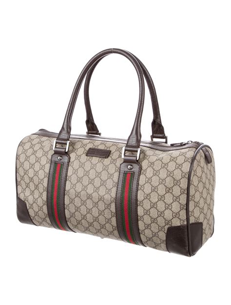 gucci large duffle bag with web|Gucci duffle bag outlet.